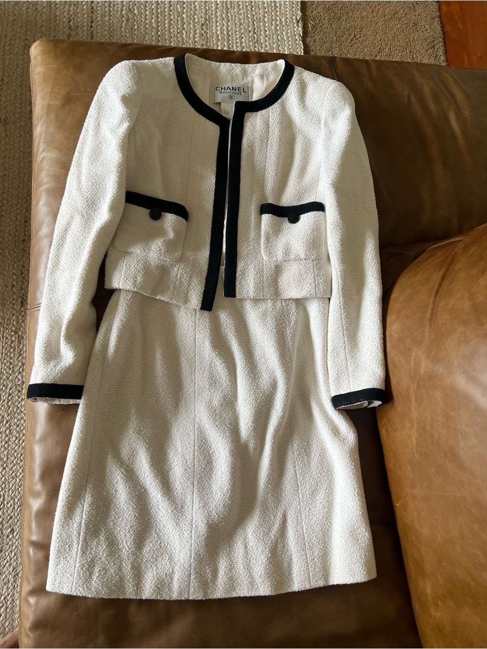 Vintage tweed Chanel suit set
